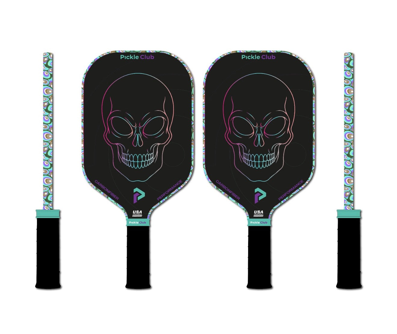 Phantom Series 16mm Carbon Fibre Pickleball Paddle