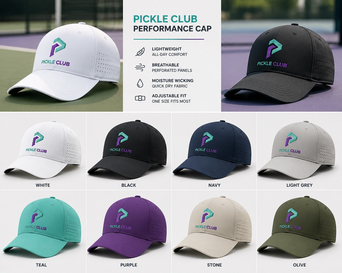 Pickle Club Performance Cap