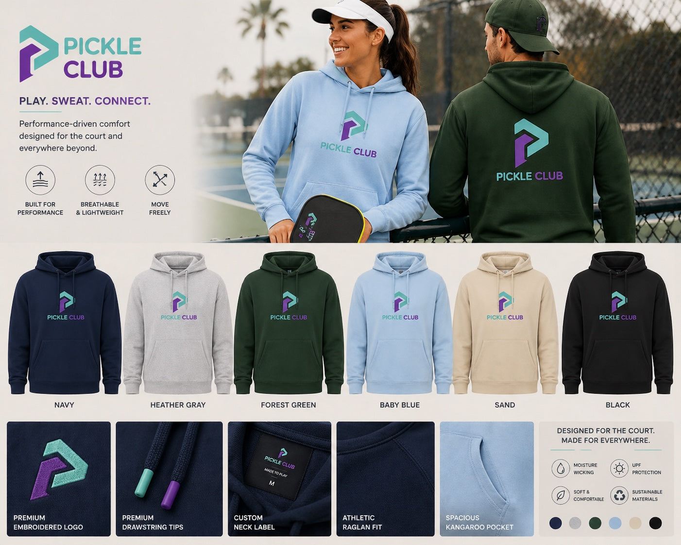 Pickle Club Performance Hoodie